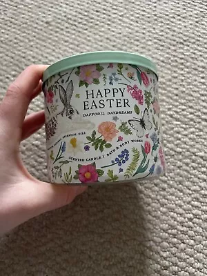 Bath & Body Works 3 Wick Candle Happy Easter Daffodil Daydreams • £0.99