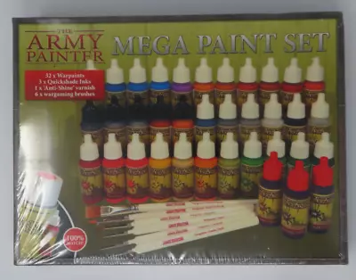 The Army Painter Warpaints Mega Paint Set Model Paint For Miniature Paint WP8002 • $99.99