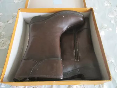 Ladies PADDERS BROWN LEATHER BOOTS UK SIZE 4 EUR SIZE 37 • £30