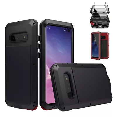 For Samsung Galaxy S10+ S9 S8+ Shockproof Metal Case Aluminum Heavy Duty Cover • $20.99
