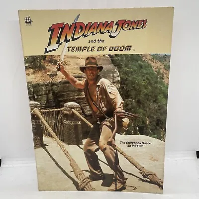 Indiana Jones And The Temple OO Doom 1984 Vintage Movie Storybook Michael French • $19.95