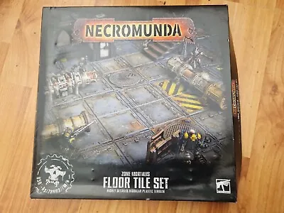 Warhammer 40k Necromunda Zone Mortalis Floor Tile Set Complete Boxed • £42.99