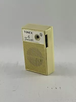 Vintage 1962 Tonex 6 Transistor Portable Radio • $19.99