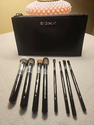 Sigma Beauty  8 Piece Brush Set W/Case • $75