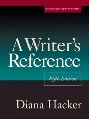 A Writer's Reference Fifth Edition - Plastic Comb By Diana Hacker - ACCEPTABLE • $3.73