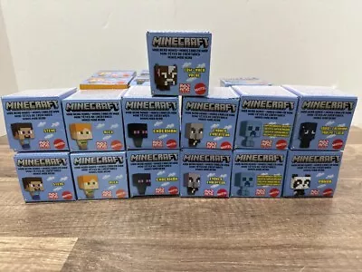 Mattel - Minecraft Mob Head Boxed Mini Figures - Many To Chose From - New • $5.99