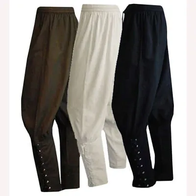 Men's Ankle Banded Pants Medieval Viking Navigator Trousers Renaissance Pants • $23.99