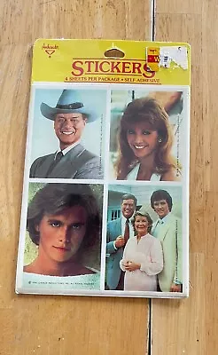 Vintage 1978 Hallmark Ambassador Dallas Television Show Stickers NOS • £14.59