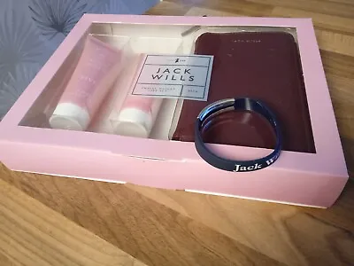 Jack Wills Travel Wallet Gift Set & Body Wash & Lotion With Jack Wills Bracelet  • £10.50