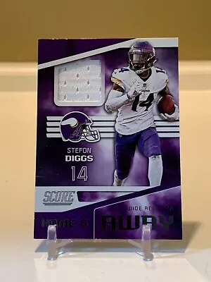 Stefon Diggs Home & Away Score Game Worn Jersey A-5 2019 Vikings Minnesota • $4.99