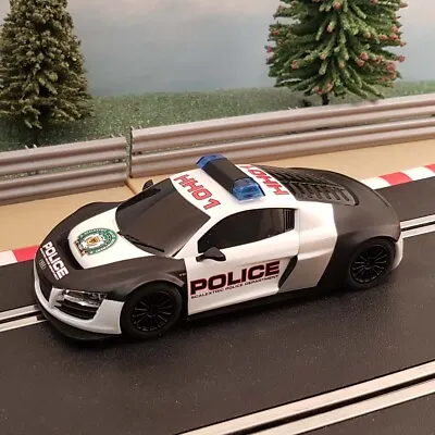 £34.99 • Buy Scalextric 1:32 Car - C3457 Audi R8 GT3 Police Car *LIGHTS & SIREN*