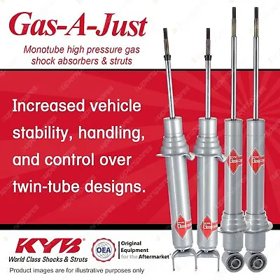 Front + Rear KYB GAS-A-JUST Monotube Shock Absorbers For MAZDA MX-5 NC LFDE 2.0 • $755.95