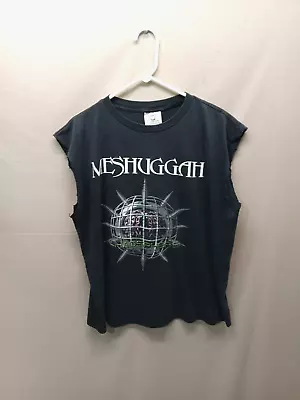 Men's Distressed/Thrashed Rock Metal Band Meshuggah Chaosphere T-shirt XL (b717) • $30