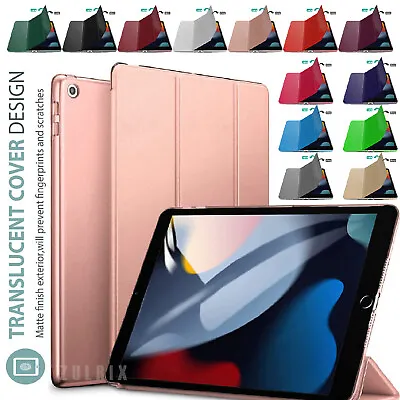 For Apple IPad 9th Generation 10.2  2021 Leather Magnetic Smart Stand Case Cover • £6.86