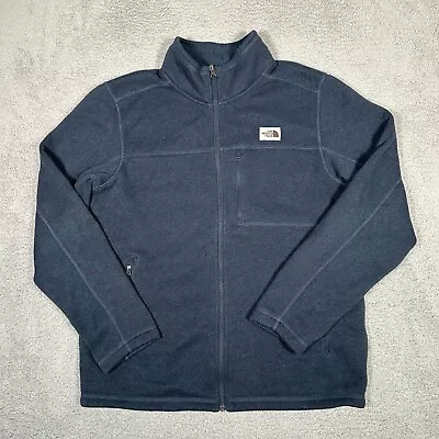 The North Face Jacket Mens Size Large Blue Heather Gordon Lyons Fleece Full Zip • $39.99