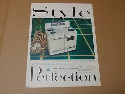 1952 PERFECTION ELECTRIC RANGE Vintage Art Print Ad  • $6