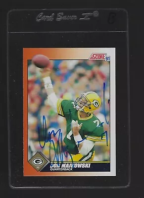 Don Majkowski Packers 1991 Score #419 Signed Auto Football Card Autograph B • $3.50