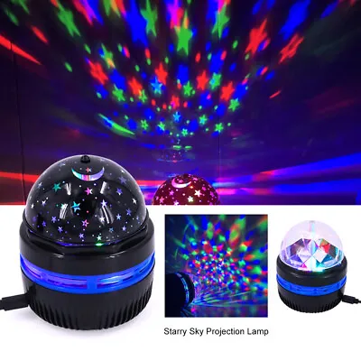 LED Galaxy Projector Aurora Nightlight Northern Star Moon Wave Party Lamp NEW • $10.21