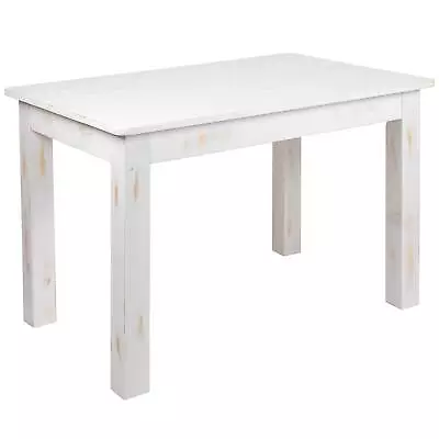 Flash Furniture HERCULES Series 46  Farm Dining Table Rustic White (XAF46X30WH) • $408.50