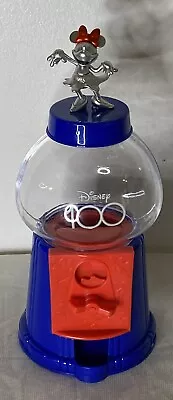 Disney 100 Mickey Mouse Candy Dispenser Blue Red Silver • $18.29