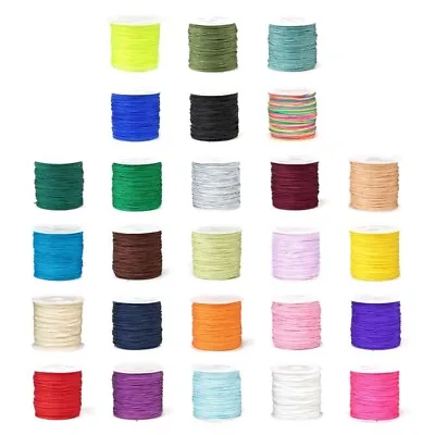 £3.73 • Buy 26 Color Chinese Knotting Cord For Bracelets 49 Yards 0.8mm Nylon Beading String