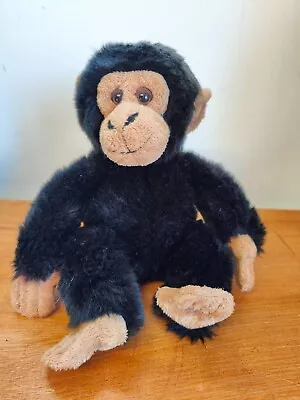 £8.99 • Buy Keel Toys Chimpanzee 8  Soft Plush Toy Monkey Original 3769/1 Black & Brown
