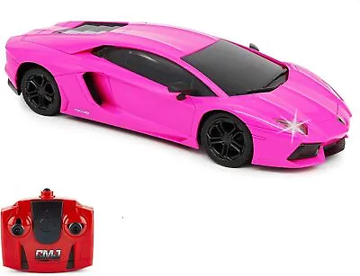 RC Car Lamborghini Pink - CMJ Officially Licensed 1:24 • £25.45