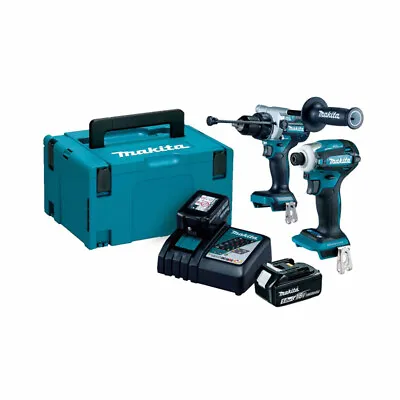 Makita DLX2455TJ 18V Brushless Twin Pack With 2x 5.0Ah Batteries • £494.32
