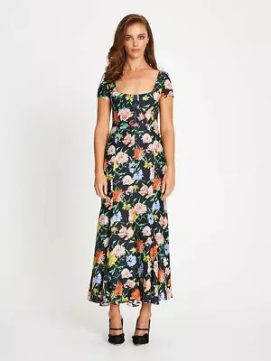 Alice McCall | Picasso Silk Blend Midi Dress | Size 8 | BNWOT | RRP $550 • $120
