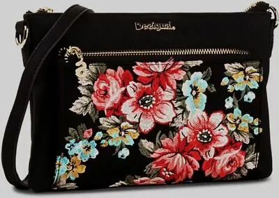  Desigual Embroidery Cross Body Bag/shoulder Bag/Satchel Bag Brand New With Tag  • $69