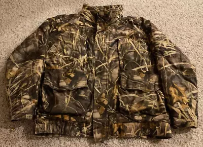 Dickies Advantage Max-4 HD Camo Hunting Jacket Coat Mens Size Large • $35.07