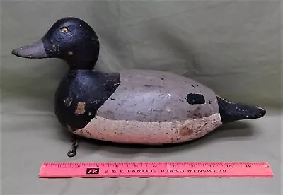 Mason/Dodge/Evans? Factory Blue Bill Working Decoy C. 1920's • $99.95