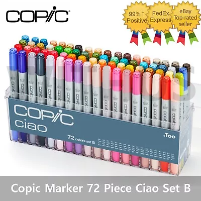 Copic Marker 72 Piece Ciao Set B Twin Tipped - Artist Markers Anime Comic Manga • $217.05