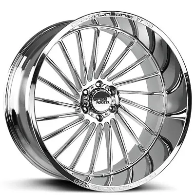 $2979 • Buy 26x12  Off Road Monster Wheels M27 Chrome Rims (4pcs)