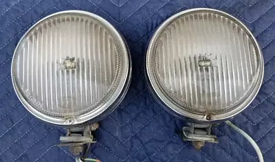 Hella 144 Chrome Fog Lights Lamp VW Beetle Mercedes W113 W108 W111 W115 W116 BMW • $279