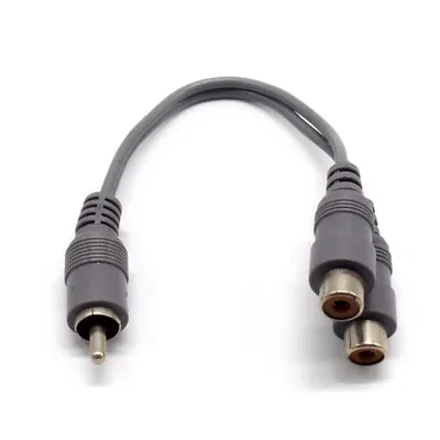 18.5cm TY-2F RCA Audio One Stereo Male To Two Female Y Splitter Cable Cord  • $10.99