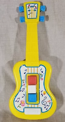 Vintage Chicco Band Button Musical Guitar No Batteries Required Made In Italy • $10