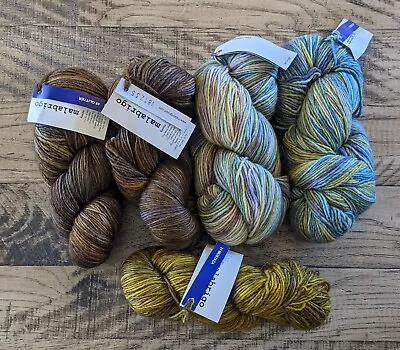 5 Skeins Malabrigo Rastita Yarn Lightly Felted DK. (2Z) • $42