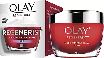 Olay Regenerist Micro-Sculpting Night Face Cream Moisturiser 50G Style Name:N... • $40.79