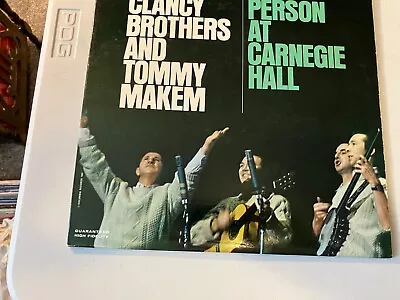 The Clancy Brothers And Tommy Makem  In Person At Carnegie Hall • $14