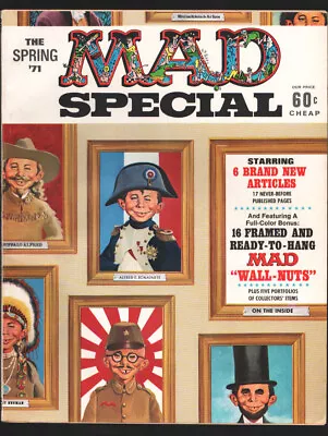 MAD Special #2 Spring 1971-17 Pages Of Never Before  Published Material-16 Co... • $63