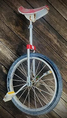 Gleaming Vintage Hedstrom USA Unicycle Rare 20” Air Tire Model All Original • $98.76
