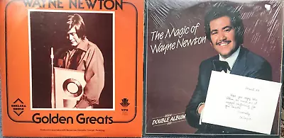 Wayne Newton Lot Of 2 Lps Golden Greats 3 Lps the Magic Of Wayne Newton 2 Lps • $10