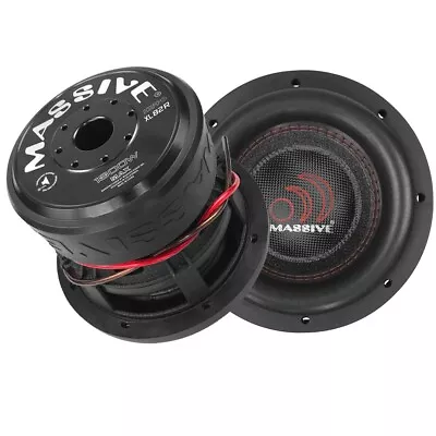 Massive Audio HIPPO XL 82R XL-R Series 1800 Watt 8  Dual 2 Ohm Audio Subwoofer • $264.99