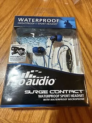 H2O Audio Waterproof Headphones Sweat Proof Surge Contact Microphone IE2-MBK New • $40