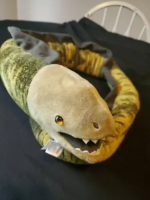 Moray Eel Plush Destination Nation Aurora World Green Yellow 53” Long • $16.99