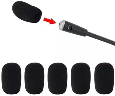 Aniceseller 10 X 5 Pack Small Mic Microphone Windscreen Soft Foam Mic Cover Spon • $19.75