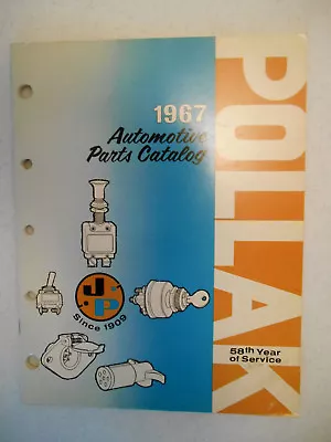 Vintage Old Original 1967 Pollak Switches Other Parts Catalog Book 1A-91 • $29.99