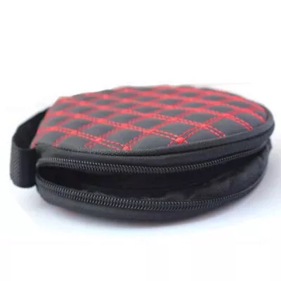  Portable Round Zippered Car/Home 20 CD DVD VCD Disc Holder Wallet Storage Bag • £7.99