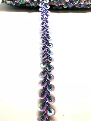£1.99 • Buy B6) 1 Yards 15MM Trimming Spangle Chain Sewing Craft Haberdashery